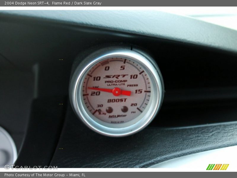 Flame Red / Dark Slate Gray 2004 Dodge Neon SRT-4