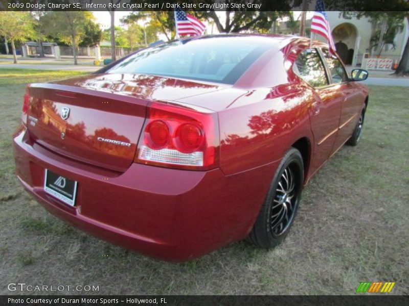 Inferno Red Crystal Pearl / Dark Slate Gray/Light Slate Gray 2009 Dodge Charger SE