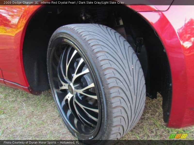 Inferno Red Crystal Pearl / Dark Slate Gray/Light Slate Gray 2009 Dodge Charger SE