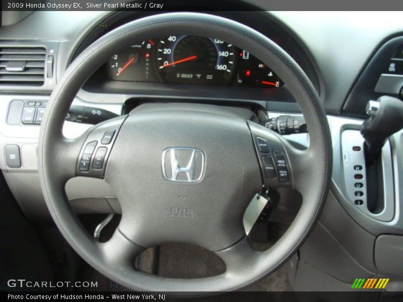 Silver Pearl Metallic / Gray 2009 Honda Odyssey EX