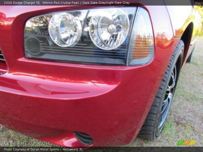 Inferno Red Crystal Pearl / Dark Slate Gray/Light Slate Gray 2009 Dodge Charger SE
