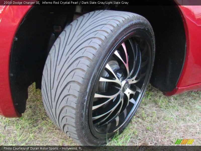Inferno Red Crystal Pearl / Dark Slate Gray/Light Slate Gray 2009 Dodge Charger SE