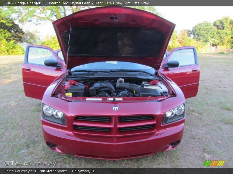 Inferno Red Crystal Pearl / Dark Slate Gray/Light Slate Gray 2009 Dodge Charger SE