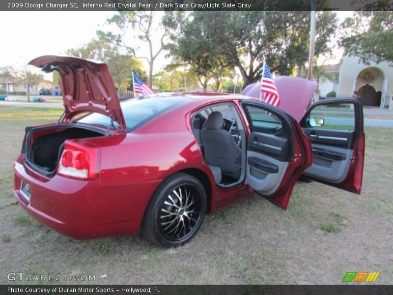 Inferno Red Crystal Pearl / Dark Slate Gray/Light Slate Gray 2009 Dodge Charger SE