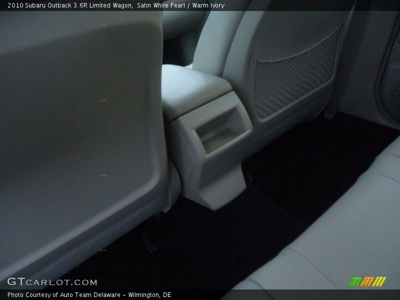 Satin White Pearl / Warm Ivory 2010 Subaru Outback 3.6R Limited Wagon