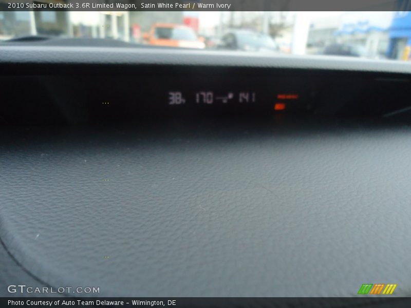 Satin White Pearl / Warm Ivory 2010 Subaru Outback 3.6R Limited Wagon