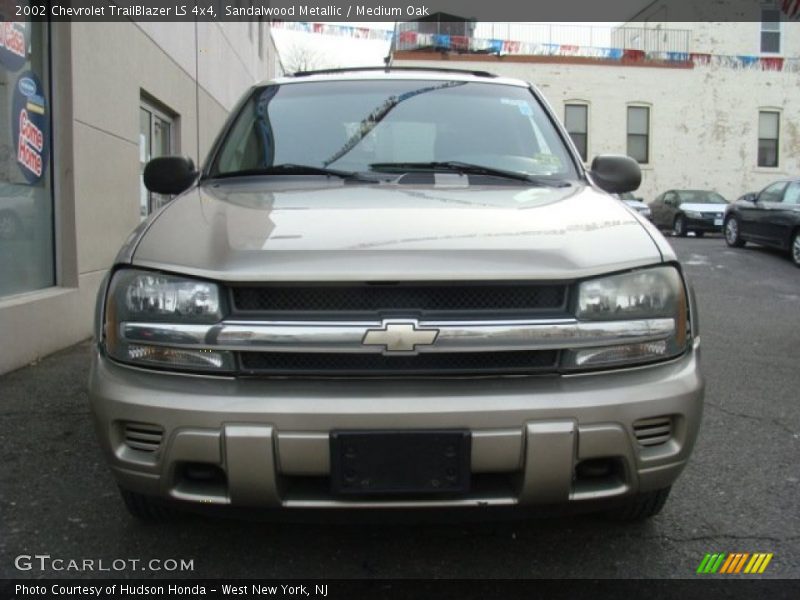 Sandalwood Metallic / Medium Oak 2002 Chevrolet TrailBlazer LS 4x4