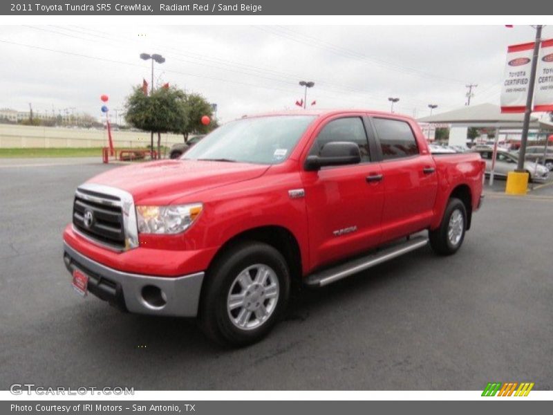 Radiant Red / Sand Beige 2011 Toyota Tundra SR5 CrewMax