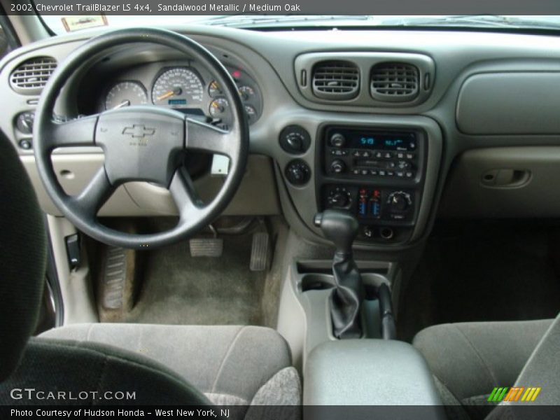 Sandalwood Metallic / Medium Oak 2002 Chevrolet TrailBlazer LS 4x4