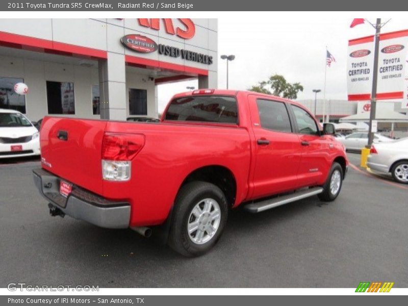 Radiant Red / Sand Beige 2011 Toyota Tundra SR5 CrewMax