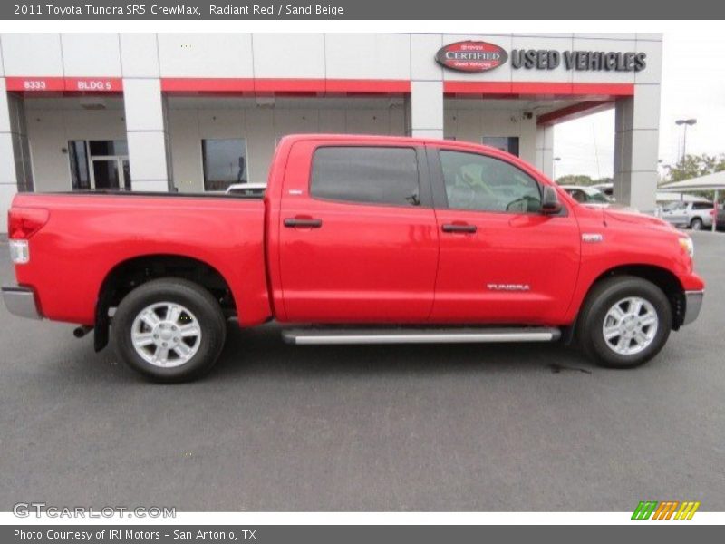 Radiant Red / Sand Beige 2011 Toyota Tundra SR5 CrewMax