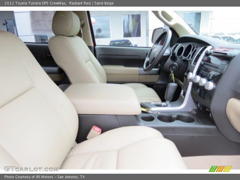 Radiant Red / Sand Beige 2011 Toyota Tundra SR5 CrewMax