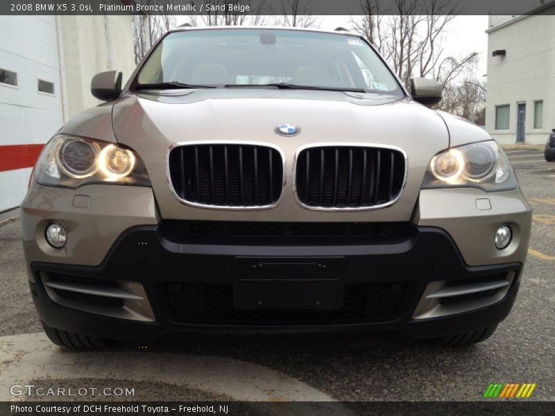 Platinum Bronze Metallic / Sand Beige 2008 BMW X5 3.0si