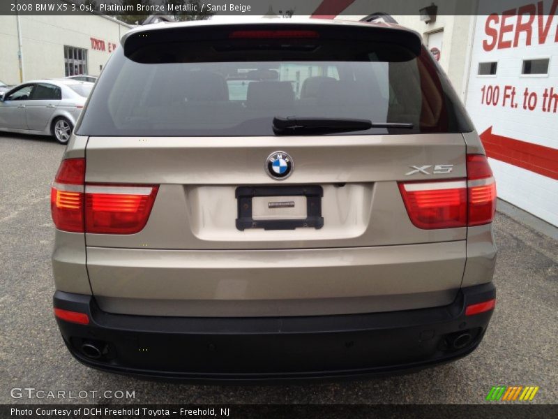 Platinum Bronze Metallic / Sand Beige 2008 BMW X5 3.0si