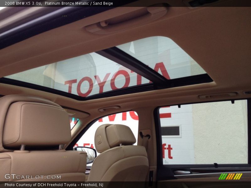 Platinum Bronze Metallic / Sand Beige 2008 BMW X5 3.0si