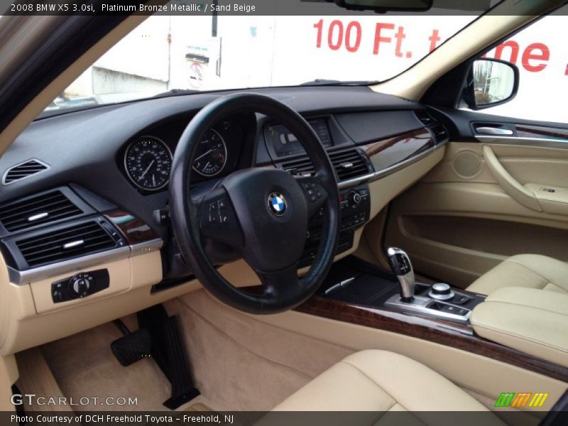 Platinum Bronze Metallic / Sand Beige 2008 BMW X5 3.0si