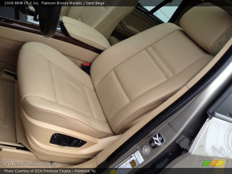 Front Seat of 2008 X5 3.0si