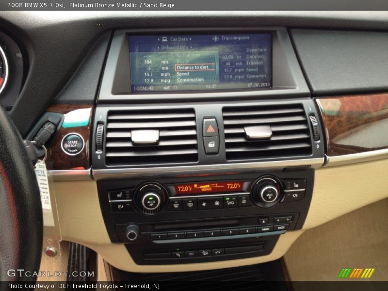 Platinum Bronze Metallic / Sand Beige 2008 BMW X5 3.0si