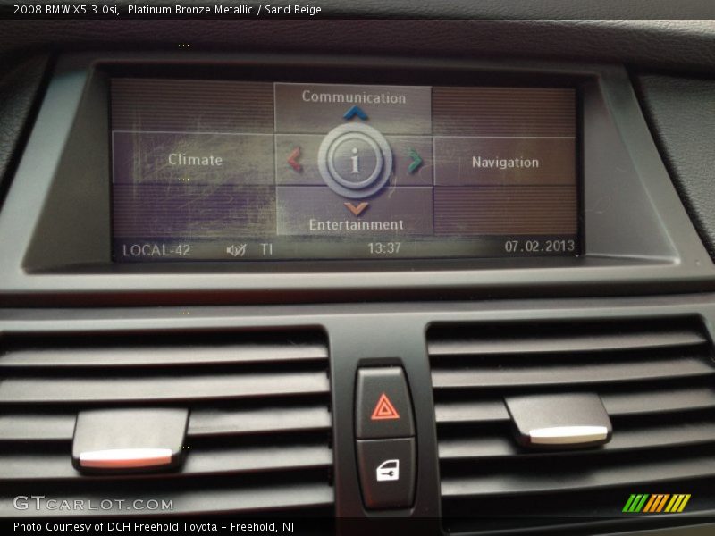 Platinum Bronze Metallic / Sand Beige 2008 BMW X5 3.0si