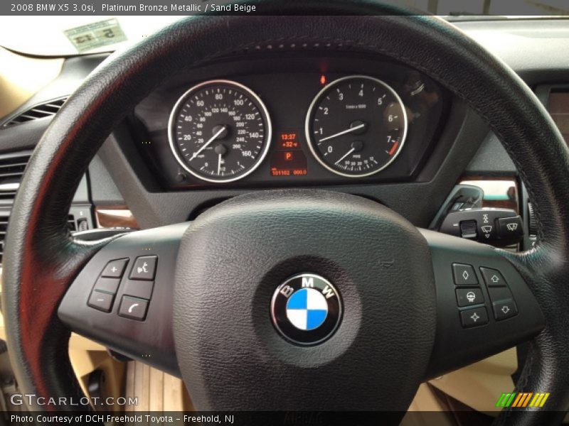 Platinum Bronze Metallic / Sand Beige 2008 BMW X5 3.0si
