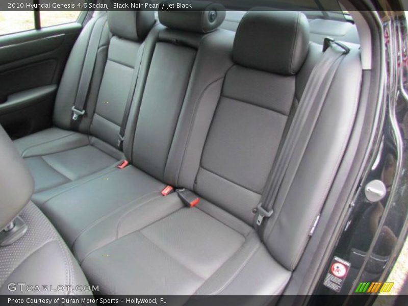 Black Noir Pearl / Jet Black 2010 Hyundai Genesis 4.6 Sedan