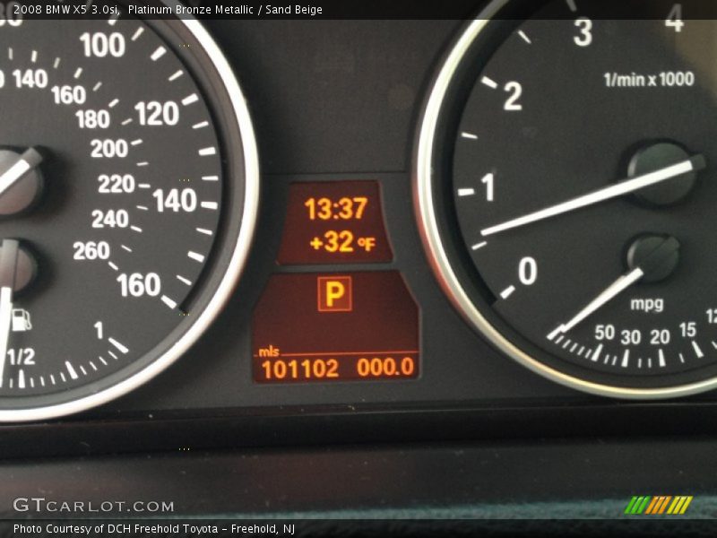 Platinum Bronze Metallic / Sand Beige 2008 BMW X5 3.0si