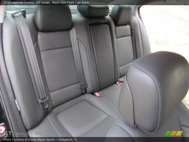 Black Noir Pearl / Jet Black 2010 Hyundai Genesis 4.6 Sedan