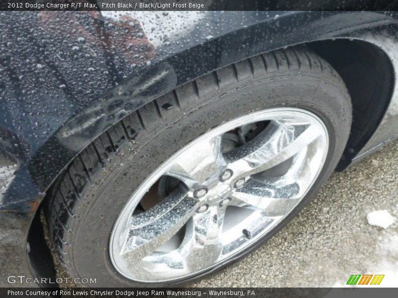 Pitch Black / Black/Light Frost Beige 2012 Dodge Charger R/T Max