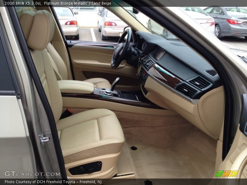 Platinum Bronze Metallic / Sand Beige 2008 BMW X5 3.0si