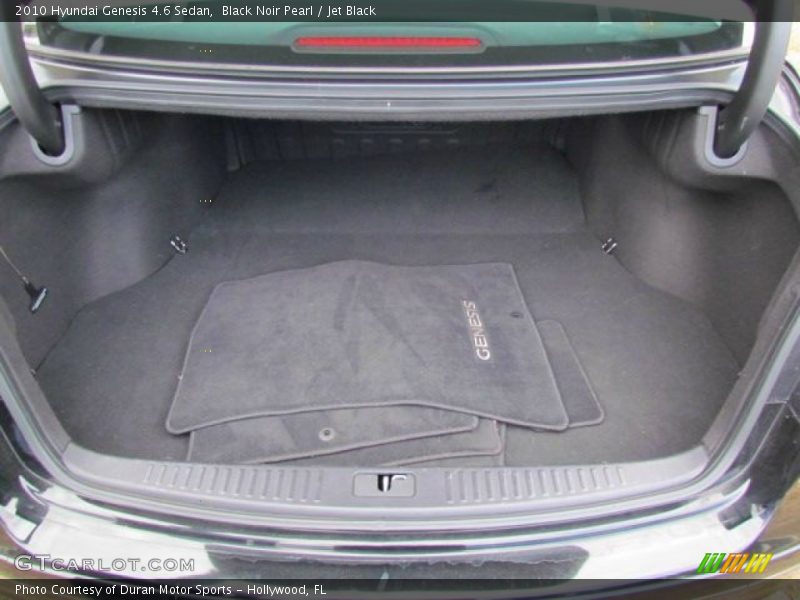 Black Noir Pearl / Jet Black 2010 Hyundai Genesis 4.6 Sedan