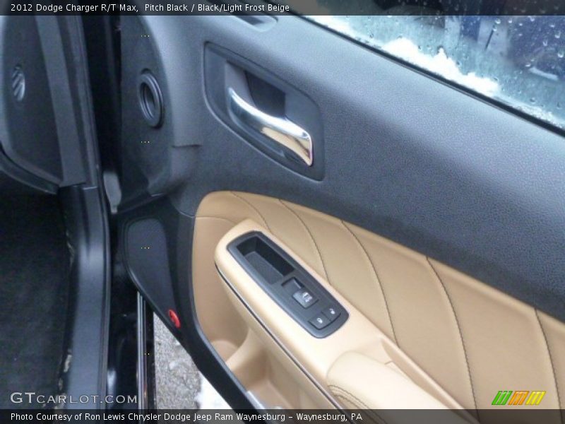 Pitch Black / Black/Light Frost Beige 2012 Dodge Charger R/T Max
