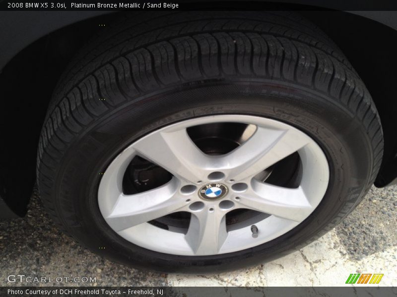 Platinum Bronze Metallic / Sand Beige 2008 BMW X5 3.0si