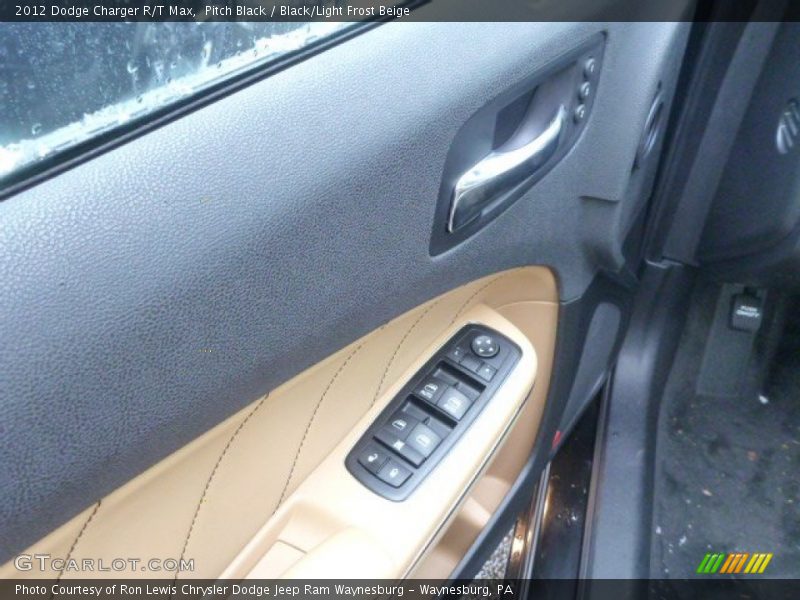 Pitch Black / Black/Light Frost Beige 2012 Dodge Charger R/T Max