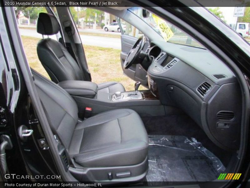 Black Noir Pearl / Jet Black 2010 Hyundai Genesis 4.6 Sedan