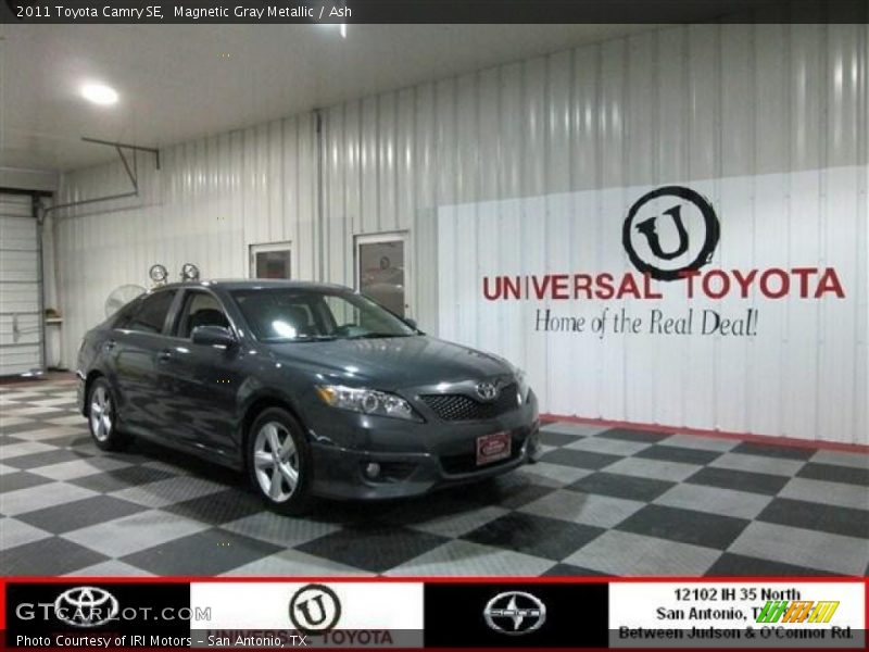 Magnetic Gray Metallic / Ash 2011 Toyota Camry SE