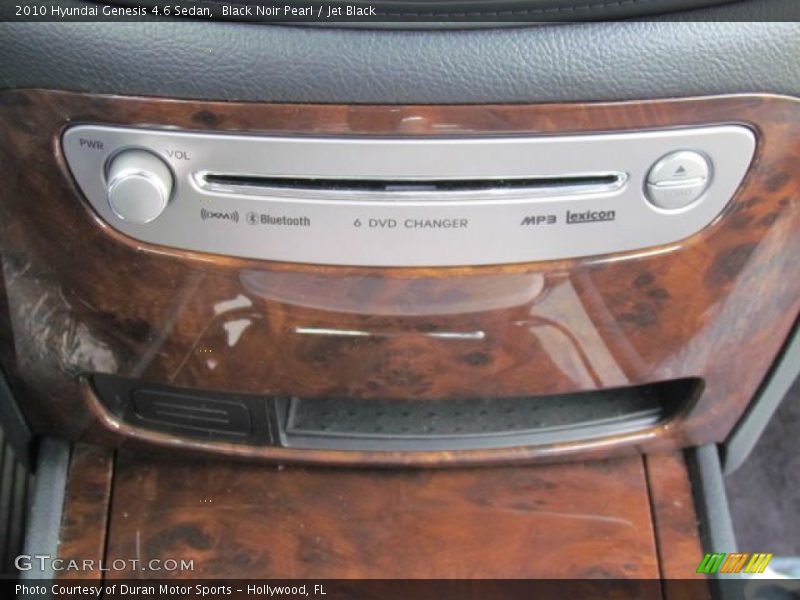 Black Noir Pearl / Jet Black 2010 Hyundai Genesis 4.6 Sedan