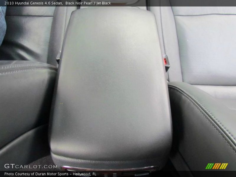 Black Noir Pearl / Jet Black 2010 Hyundai Genesis 4.6 Sedan
