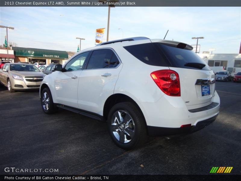 Summit White / Light Titanium/Jet Black 2013 Chevrolet Equinox LTZ AWD