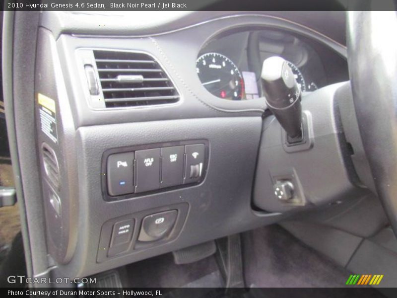 Black Noir Pearl / Jet Black 2010 Hyundai Genesis 4.6 Sedan