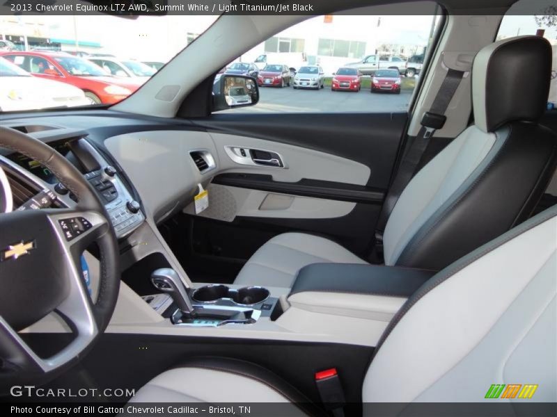  2013 Equinox LTZ AWD Light Titanium/Jet Black Interior