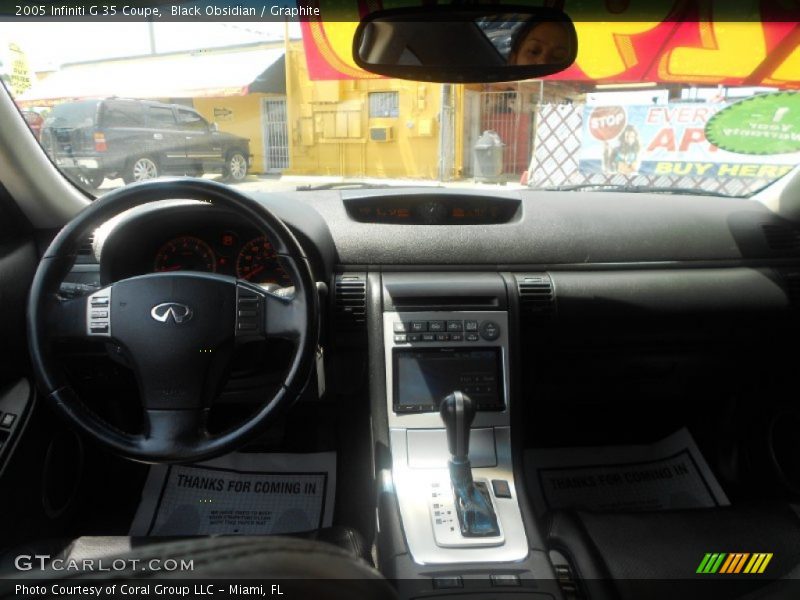 Black Obsidian / Graphite 2005 Infiniti G 35 Coupe