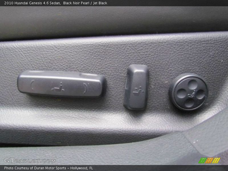 Black Noir Pearl / Jet Black 2010 Hyundai Genesis 4.6 Sedan