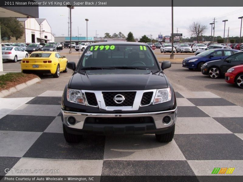 Super Black / Steel 2011 Nissan Frontier SV V6 King Cab
