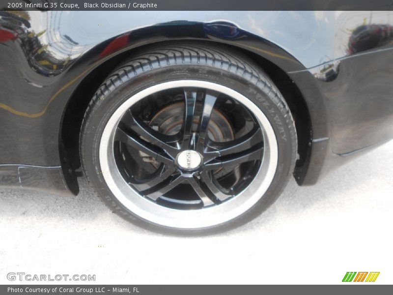 Black Obsidian / Graphite 2005 Infiniti G 35 Coupe