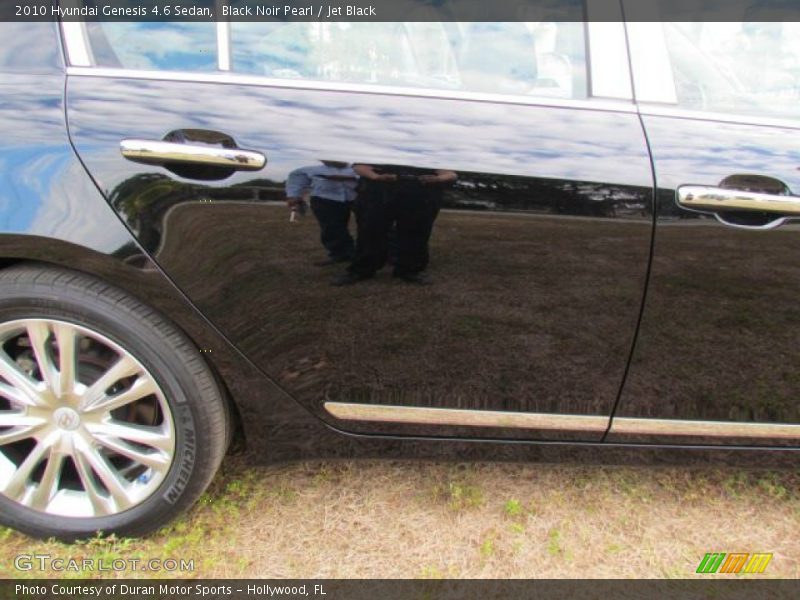 Black Noir Pearl / Jet Black 2010 Hyundai Genesis 4.6 Sedan