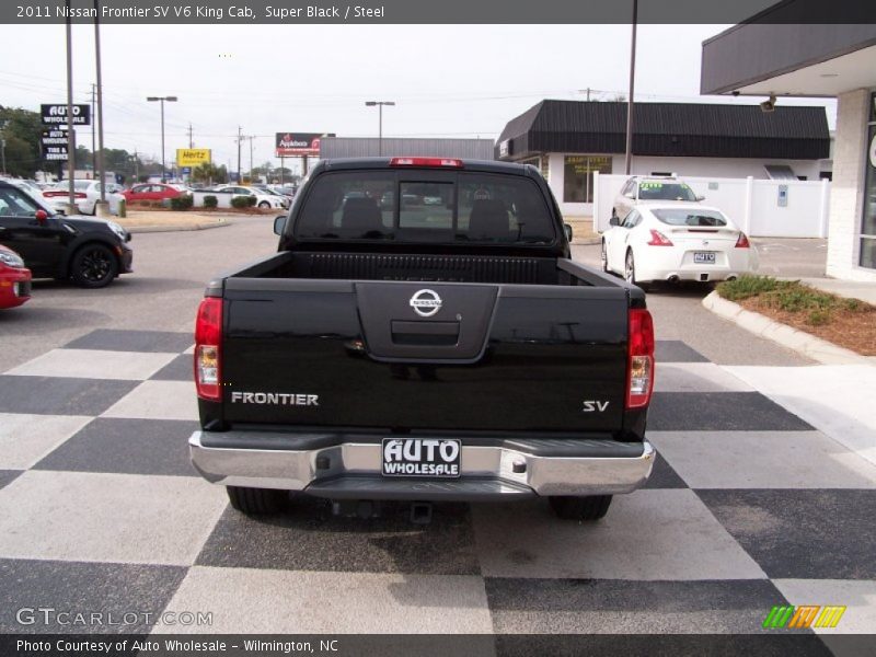 Super Black / Steel 2011 Nissan Frontier SV V6 King Cab
