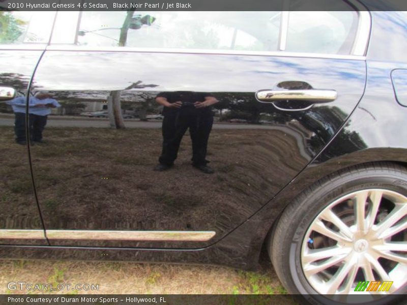 Black Noir Pearl / Jet Black 2010 Hyundai Genesis 4.6 Sedan