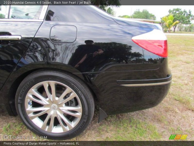 Black Noir Pearl / Jet Black 2010 Hyundai Genesis 4.6 Sedan