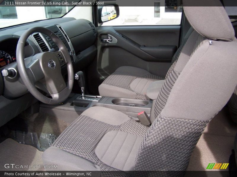 Super Black / Steel 2011 Nissan Frontier SV V6 King Cab