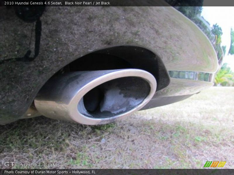 Black Noir Pearl / Jet Black 2010 Hyundai Genesis 4.6 Sedan